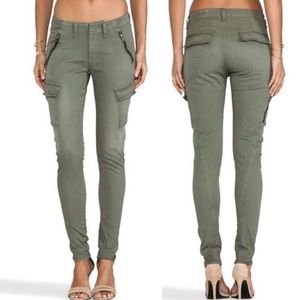 Rag & Bone Bowery Distressed Army Skinny Cargo Jeans
